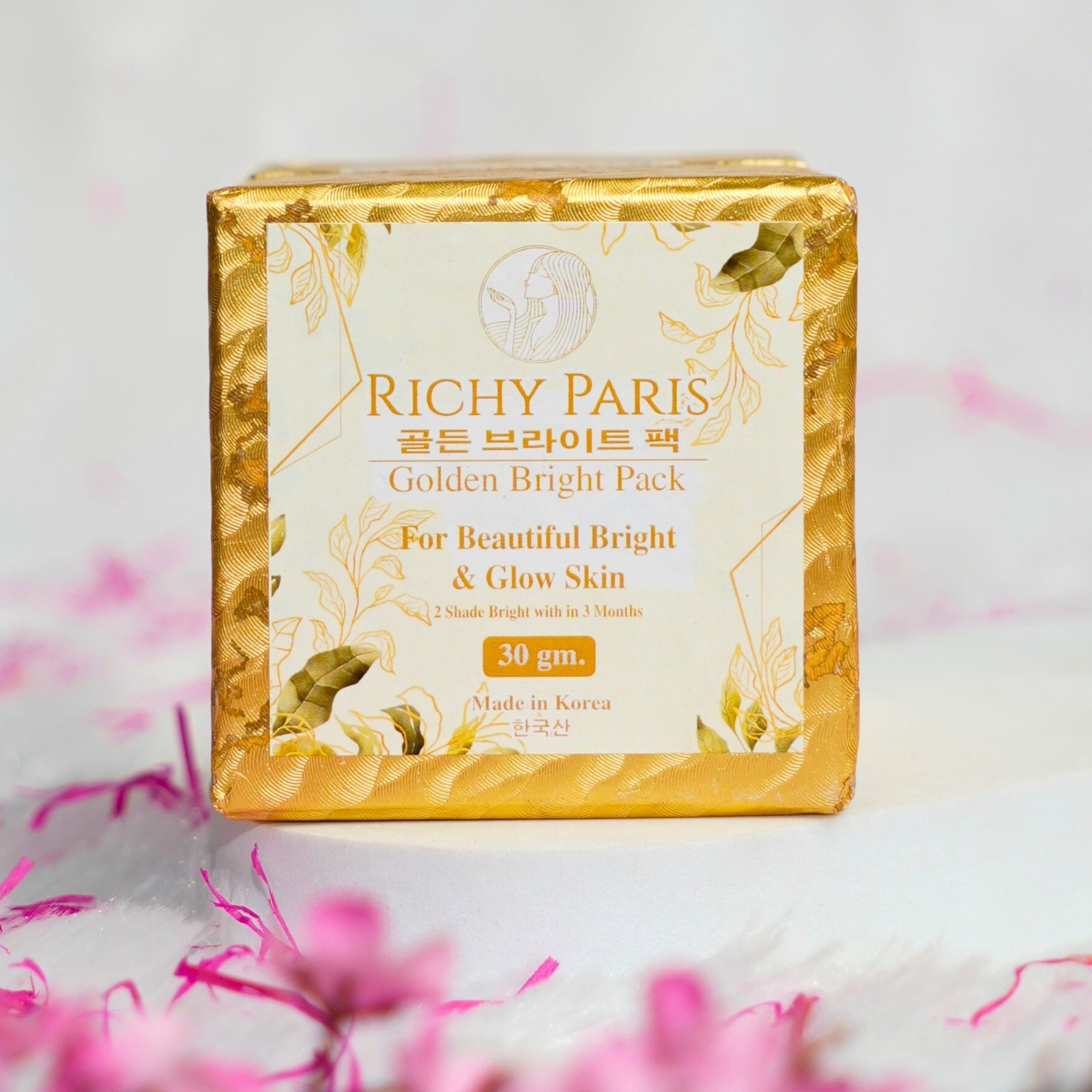 86 RICHY PARIS GOLDEN BRIGHT PACK & GLOW SKIN 30gm - Image 1