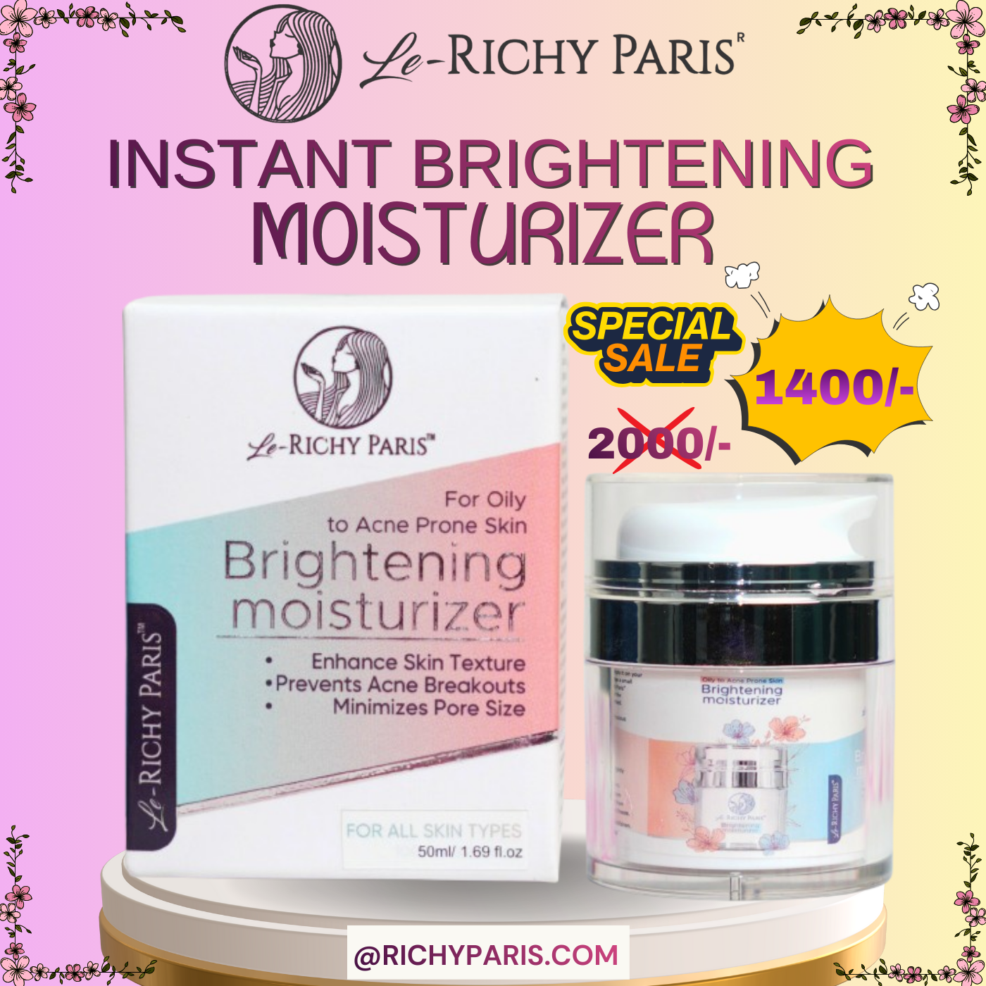 Best Brightening Moisturizer for Acne Prone Skin India" "Niacinamide Moisturizer for Pores"
