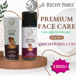 Richy Paris Organic Face Wash for Glowing Skin", "Ayurvedic Face Care Ingredients"