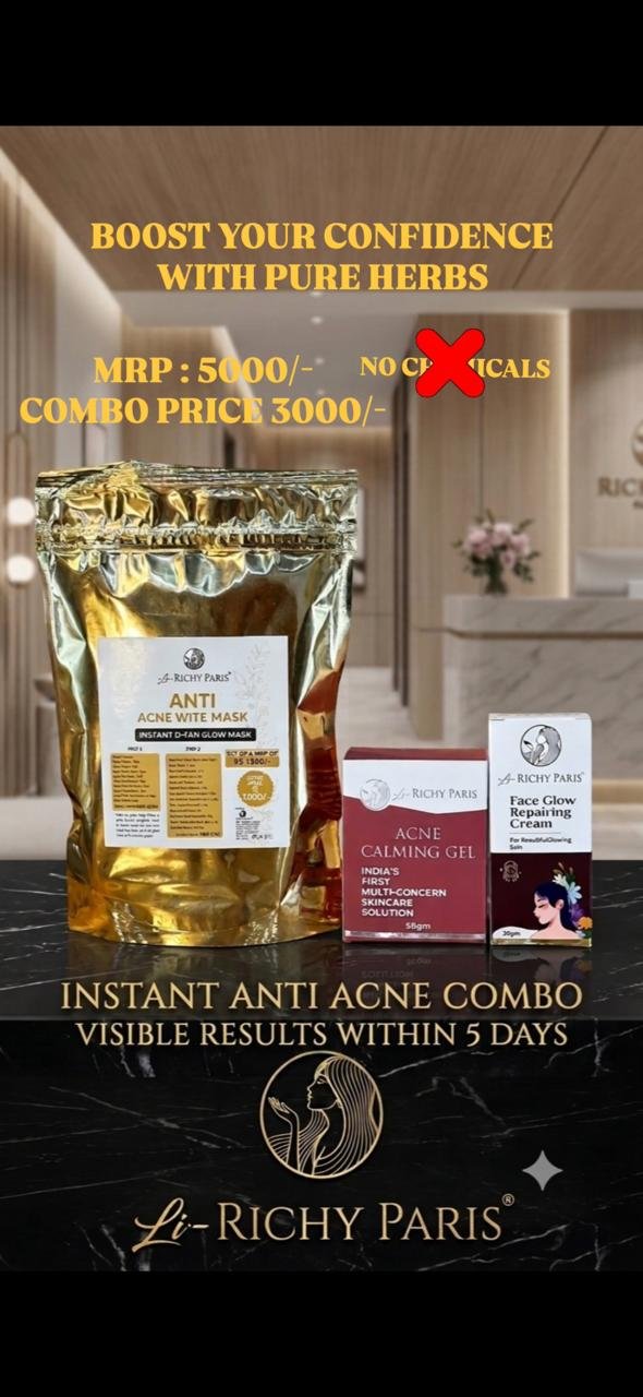 Richy Paris Anti Pigmentation White Mask and White Serum for brighter-looking skin