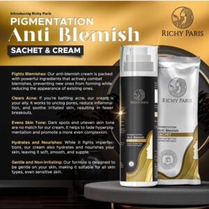 Richy Paris Pigmentation Anti Blemish Sachet & Cream
